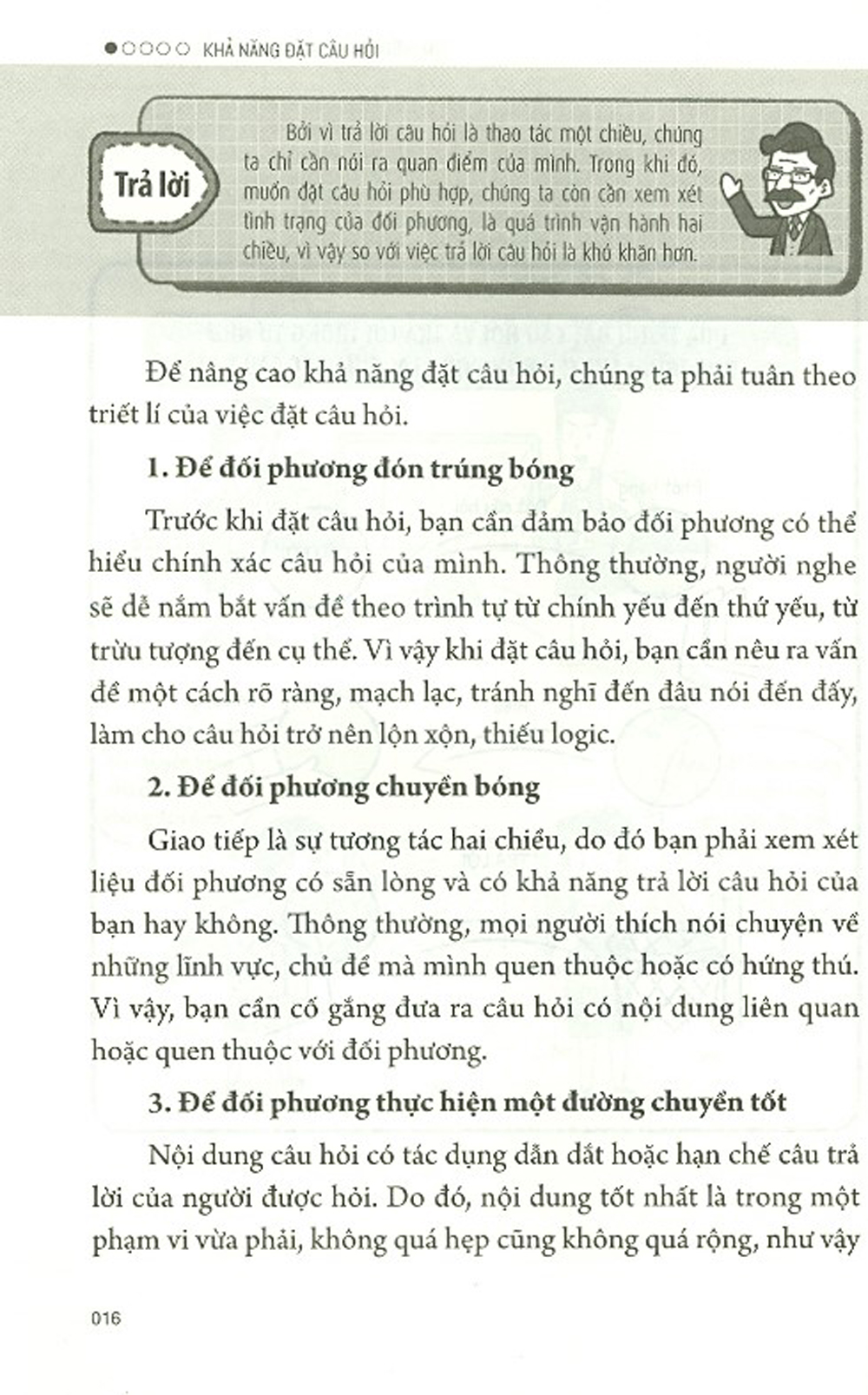 Tip Công Sở 2 - Khả Năng Đặt Câu Hỏi