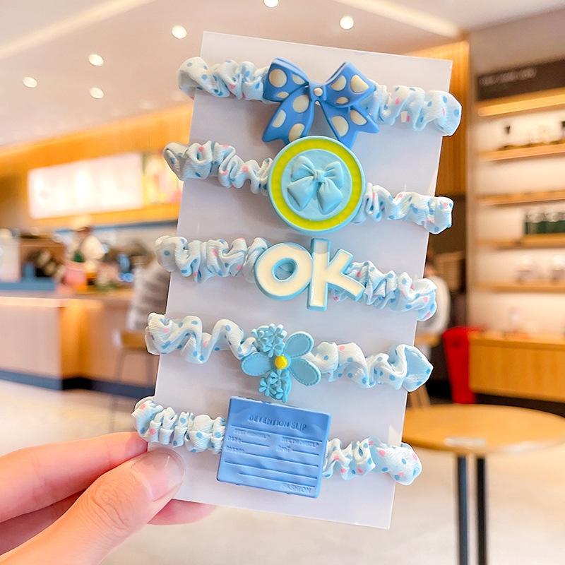 Dây Buộc Tóc Cao Su Co Giãn Phong Cách Hàn Quốc KIDS GENZ Dễ Thương Cho Bé Gái Dây cột tóc cao su cho bé