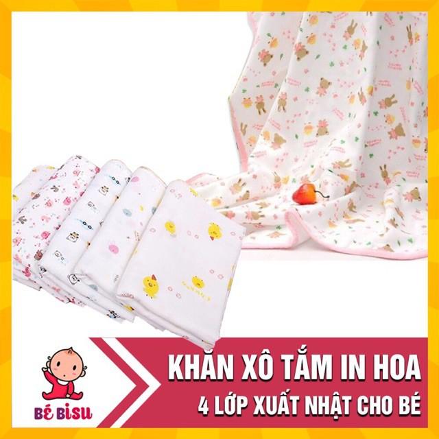 Combo 10 Khăn tám xô nhật 4 lớp cho bé (loại đẹp)