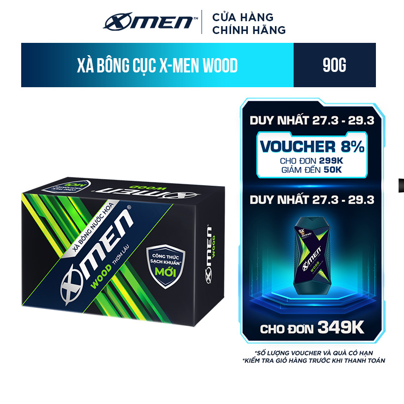 Xà Bông Cục X-Men Wood (90g)