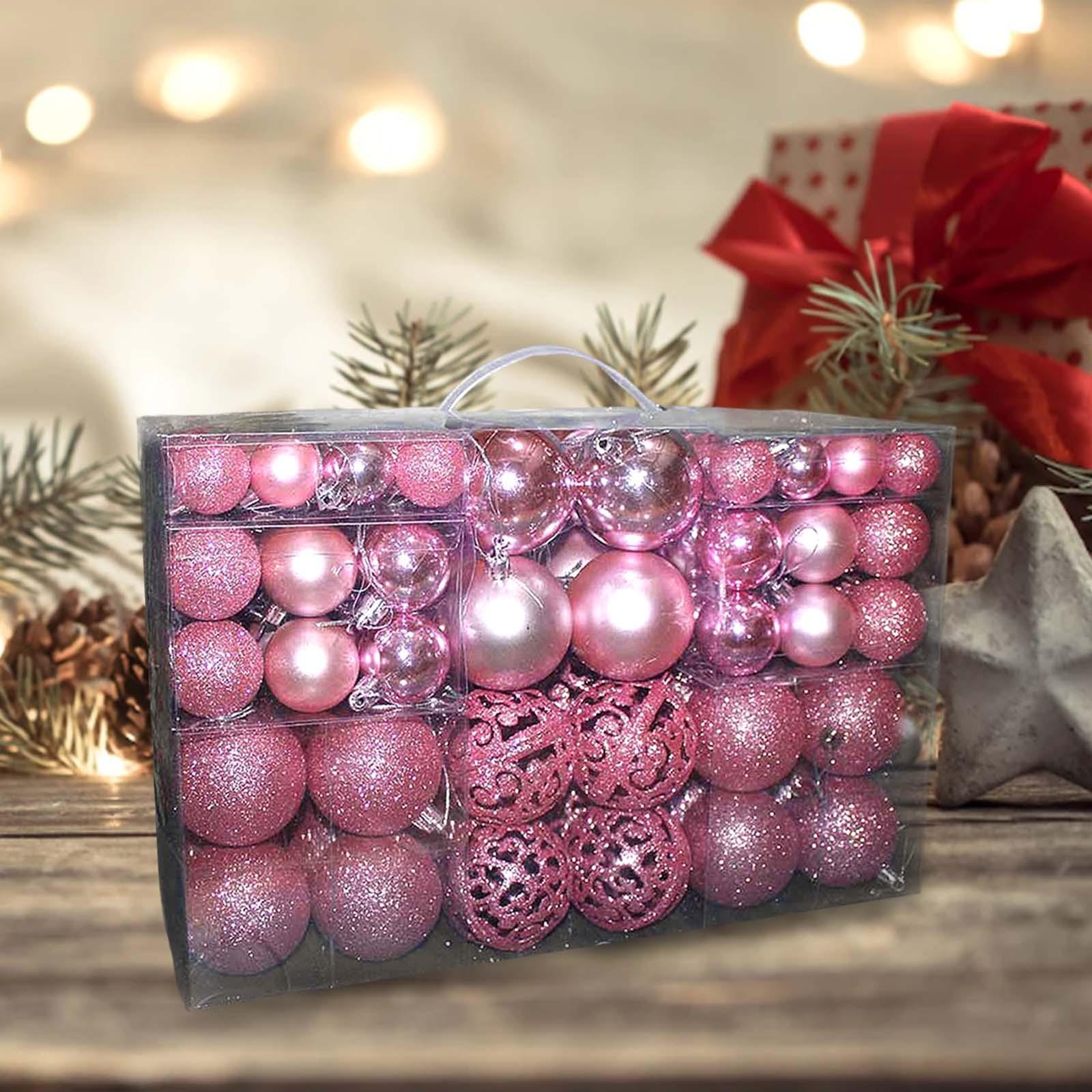 100 Pieces Christmas Tree Ornaments Xmas Tree Decorations for Holiday Decor