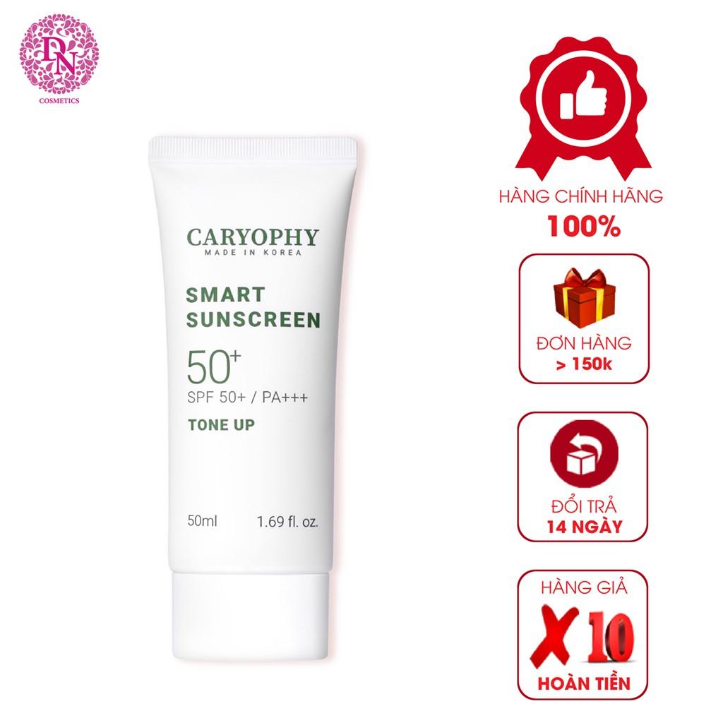 Kem Chống Nắng Nâng Tone Ngừa Mụn Caryophy Smart Sunscreen SPF 50 Tone Up 50ml