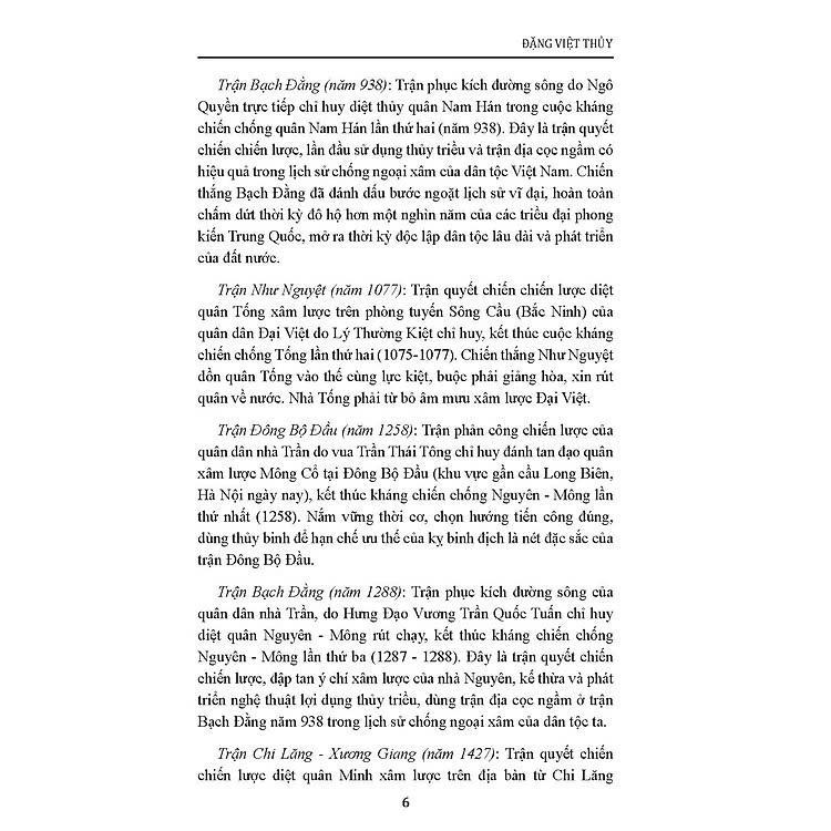 Sách - 10 Trận Đánh Nổi Tiếng Trong Lịch Sử Việt Nam - Đại Tá Đặng Việt Thủy - VIETNAMBOOK