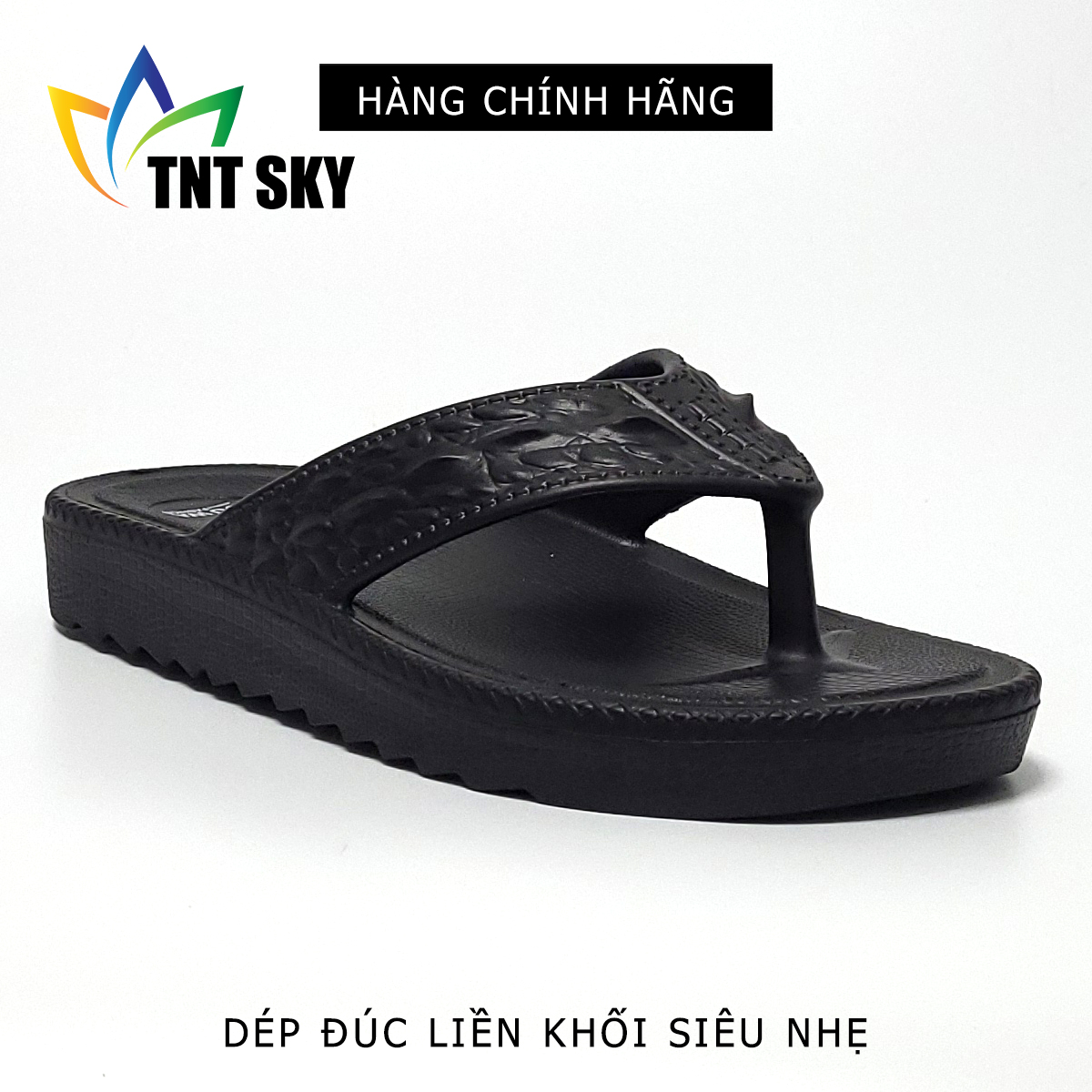 Dép Nam Xỏ Ngón Đúc Liền Khối Siêu Nhẹ - Hàng Chính Hãng - TK412