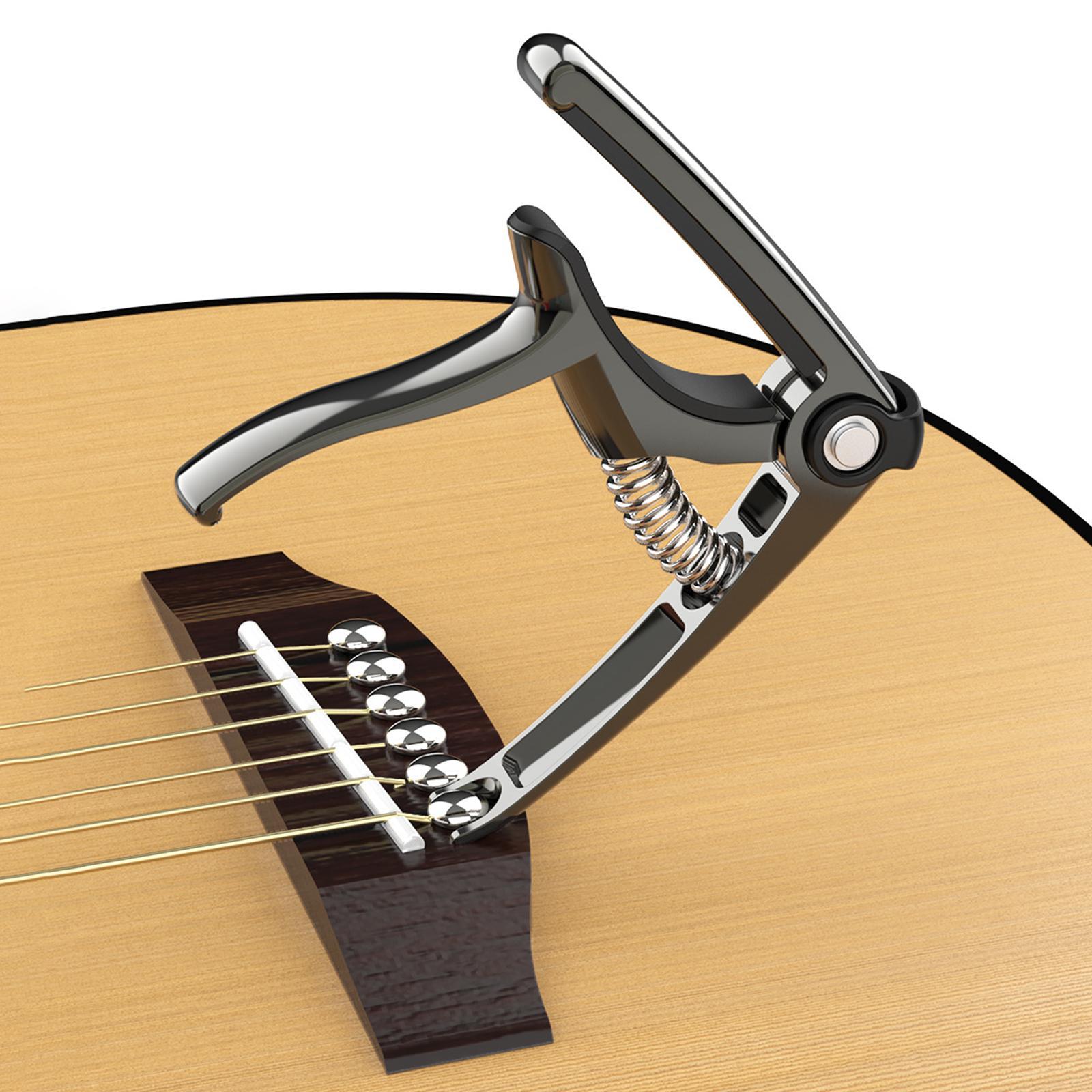 Guitar Capo Universal Guitar Capo Tuner Clip for Bass Mandolin Ukulele