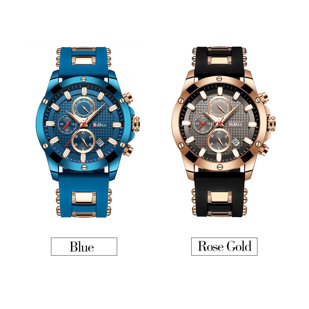 Đồng hồ BIDEN Men dây thép không gỉ,đa chức năng