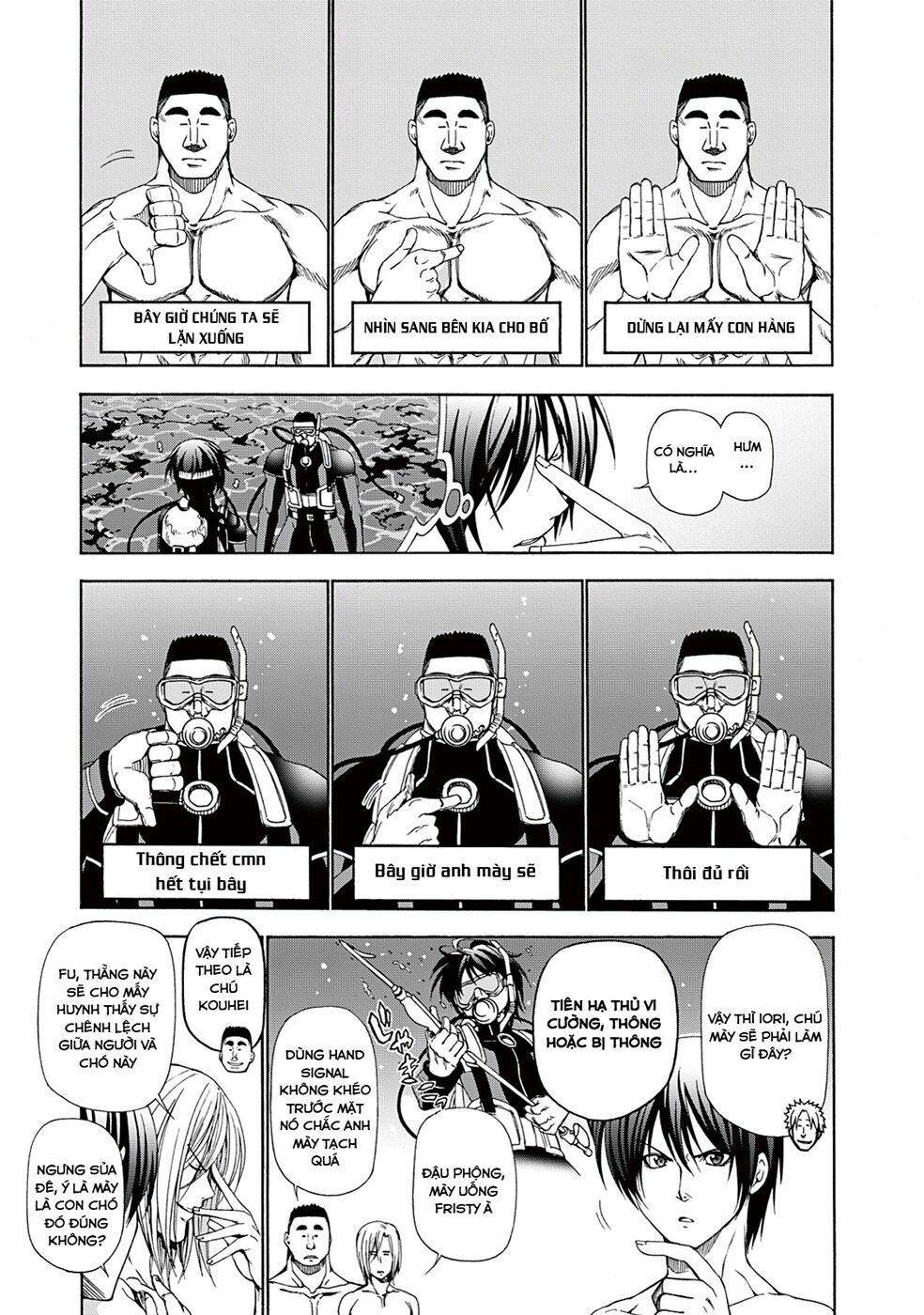 cô gái thích lặn - grand blue chapter 11 13