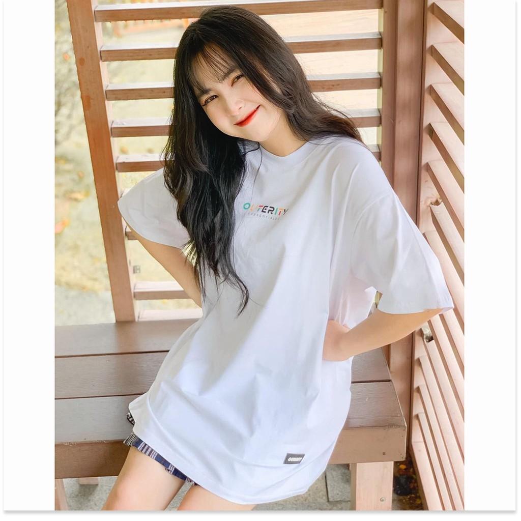Áo Thun Nam Nữ OUTERITY Rainbow Unisex - Kiểu áo phông form rộng có regular và tay lỡ Ulzzang Nelly - Leevin Store