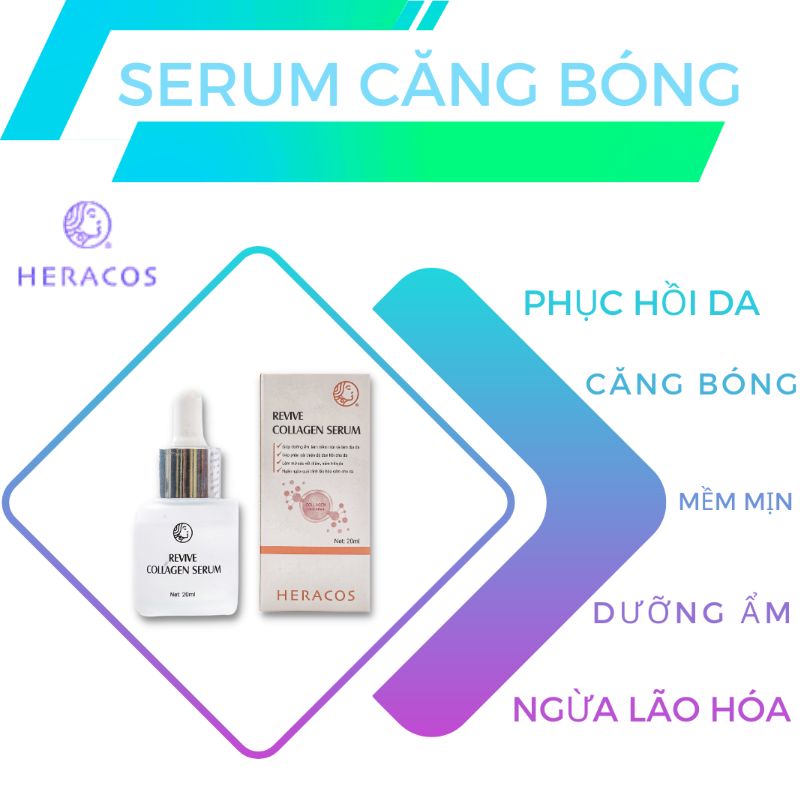 Serum Trắng Da Mờ Nám, Serum Căng Bóng Da Heracos