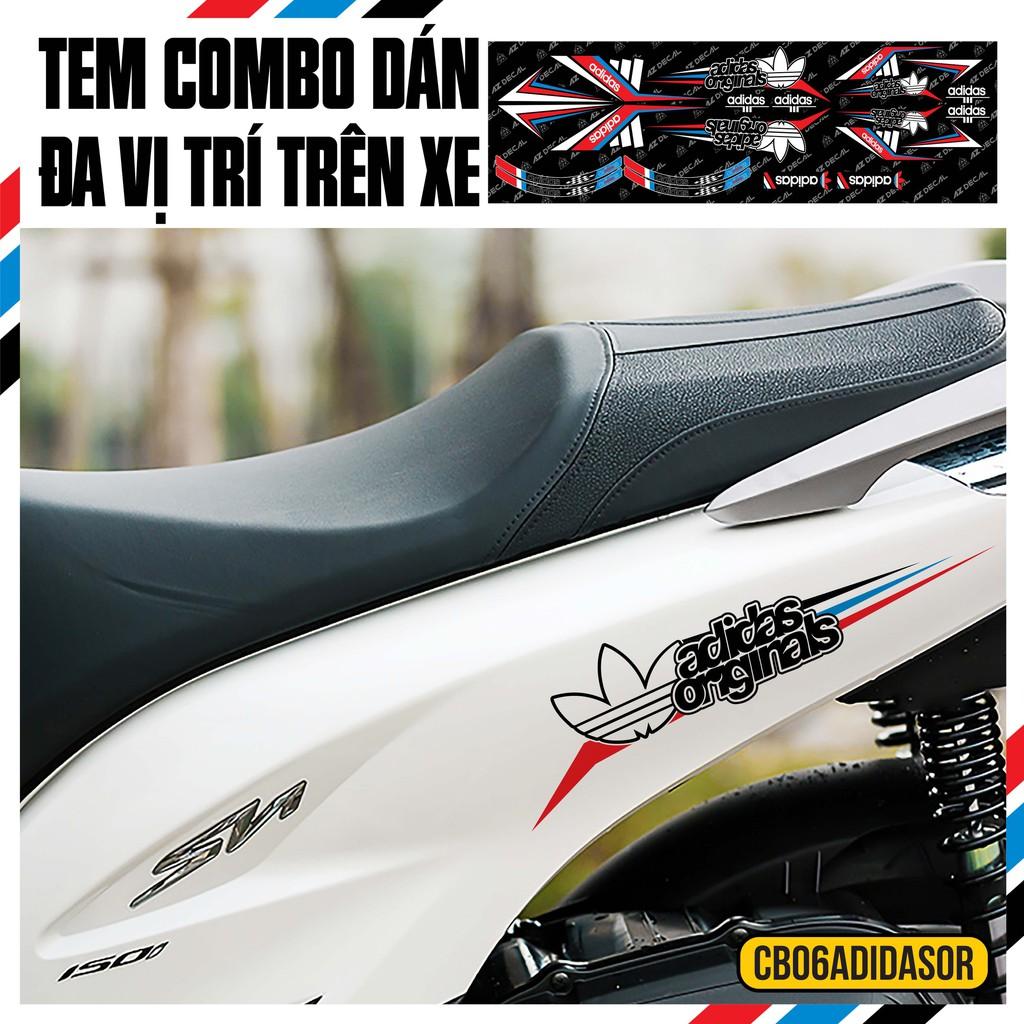 Tem Xe Adidas Originals Dán Cho Mọi Dòng Xe | CB06ADIDASOR | Decal Trang Trí Xe Máy, Xe Điện Chống Nước, Dễ Dán