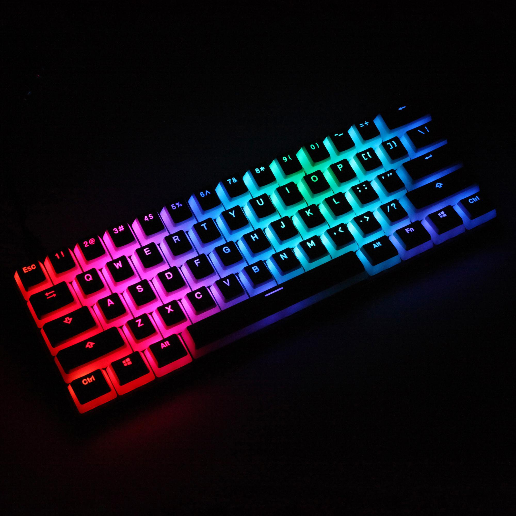 Bánh V2 Pbt Doubleshot Keycap Oem Backlit Cho Bàn Phím Cơ Trắng Gh60 Xi 87 Tkl 104 108 Ansi Iso Xd64 xd68 Bm60