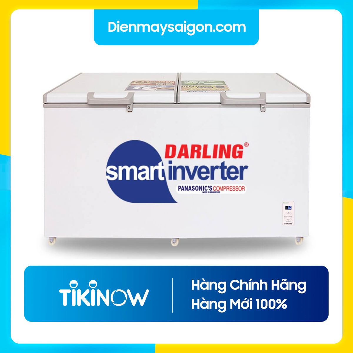 TỦ ĐÔNG DARLING INVERTER 970 LÍT DMF-9779ASI ĐỒNG (R134A) - HÀNG CHÍNH HÃNG