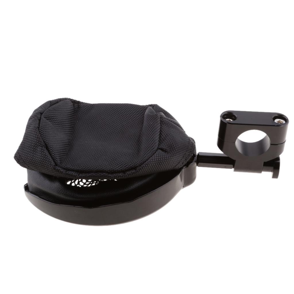 Motorcycle Motorbike Handlebar Cup Holder Black Metal Drink For Harley Models 7/8 Inch