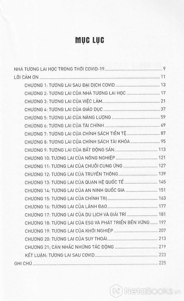 Sách Tương Lai Sau Đại Dịch Covid