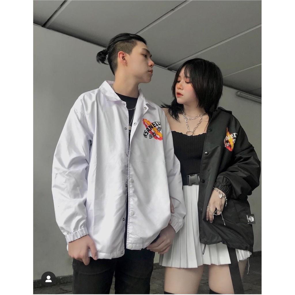 Áo khoác dù unisex form rộng SaiGon nam nữ phong cách ulzzang