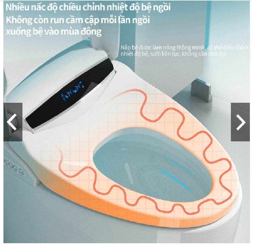 Bồn cầu thông minh Enic MOMAKEPCLCO phiên bản cao nhất B012 bồn cầu Rada tự động xịt rửa đa chức năng