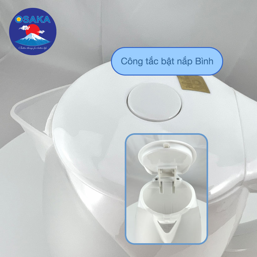 Bình Đun Siêu Tốc Cao Cấp Osaka KT20NA