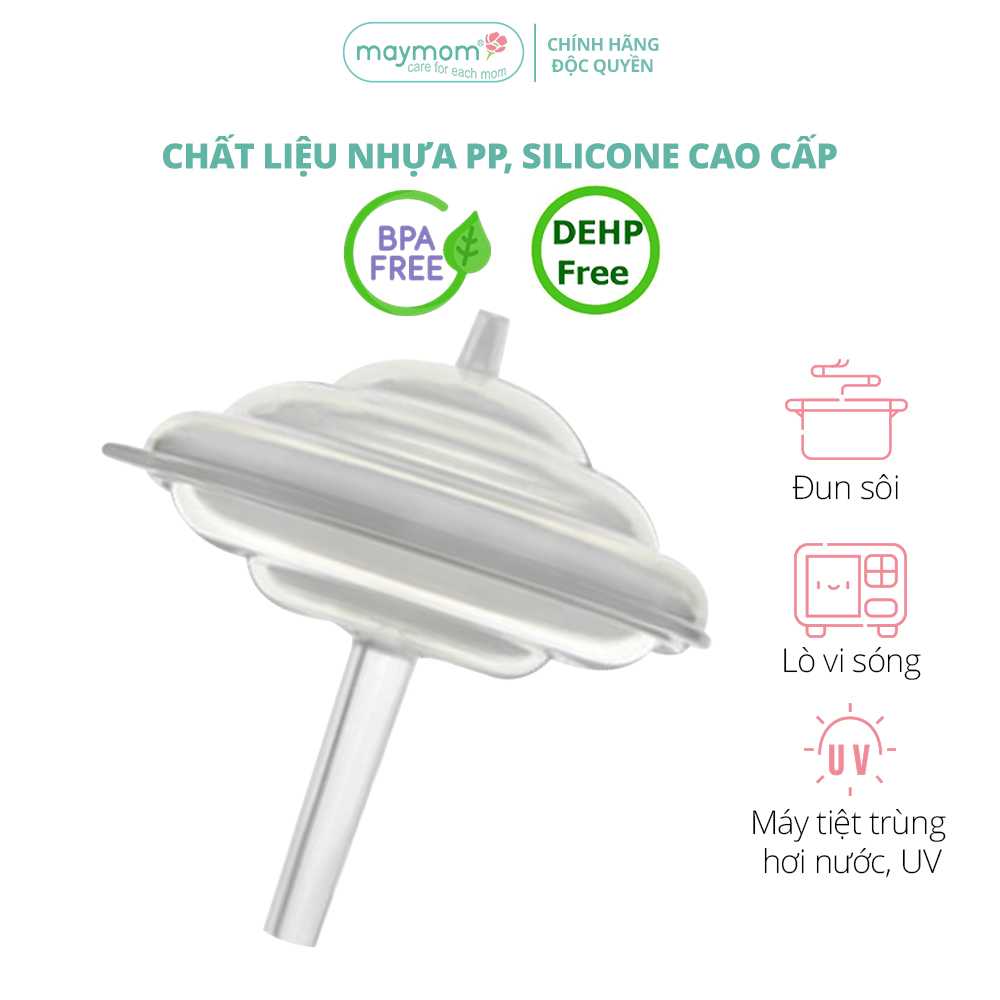 Chặn Sữa Dài Maymom, Tương Thích Máy Hút Sữa Medela, Spectra, Avent (1 cái)