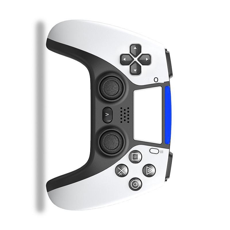 Bộ điều khiển trò chơi PS4 kiểu riêng kiểu mới nhất P4 Bộ điều khiển trò chơi không dây Bluetooth sáu trục rung kép có thể lập trình xuất hiện PS5
