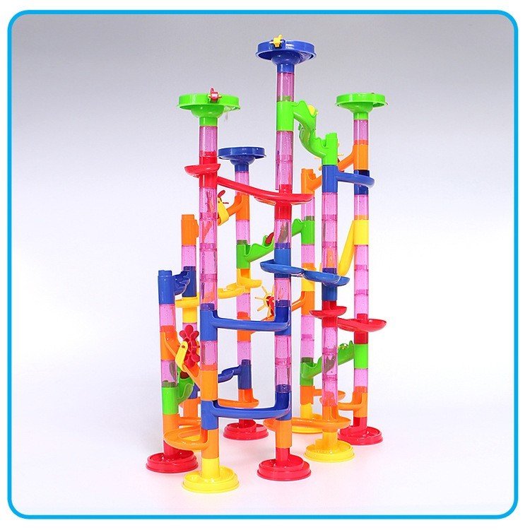 Đồ Chơi Lăn Bi Lắp Ráp Marble Run 105 Chi Tiết Vui Nhộn