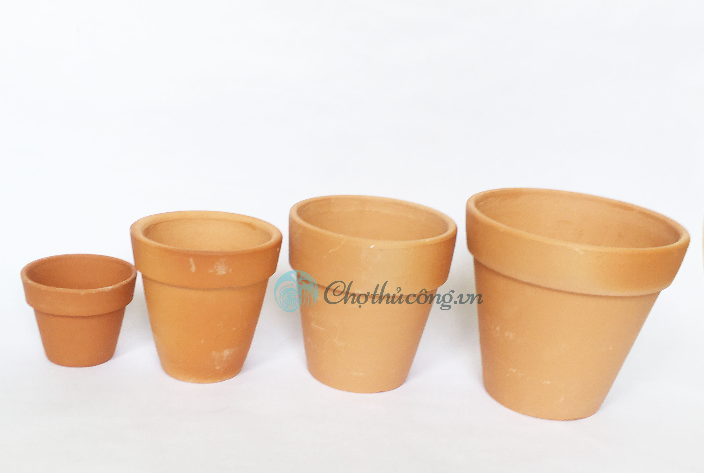 Chậu đất nung vintage KT 13x13cm, chậu trồng cây cảnh sen đá xương rồng