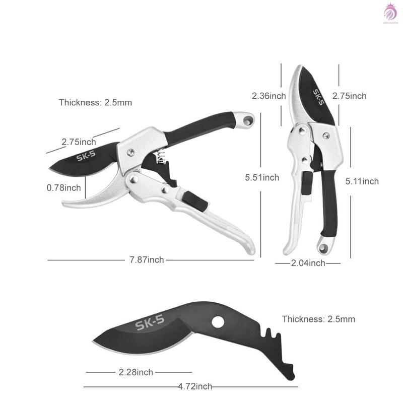KÉO CẮT TỈA CÂY CẢNH NHẬP KHẨU - HỢP KIM SK5