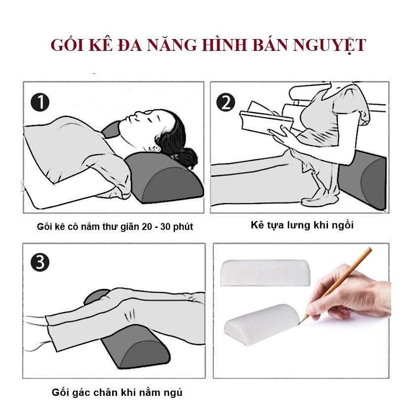 Gối gác chân chống giãn tĩnh mạch hoặc gối kê lưng/gối kê đầu