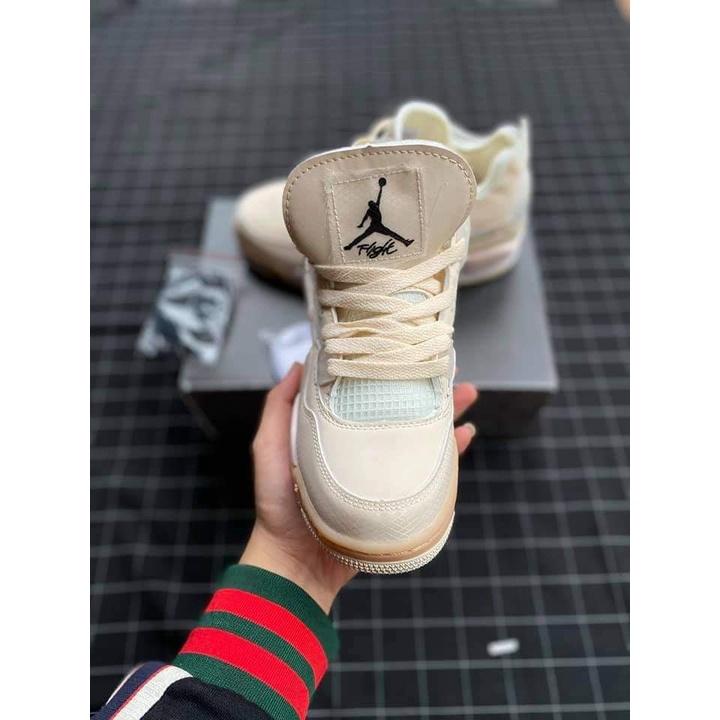 GIÀY THỂ THAO JORDAN 4 OFF WHITE UNIVERSITY BLUE