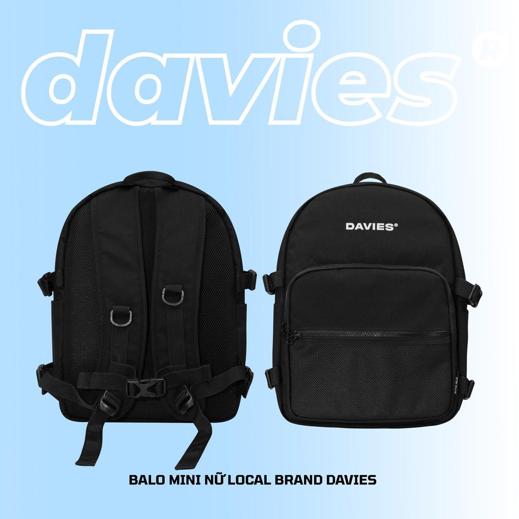 DAVIES - Balo mini vải canvas - Mini Backpack Original