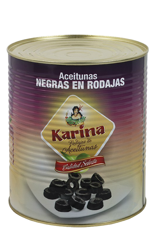 Trái oliu đen cắt lát Karina 3055
