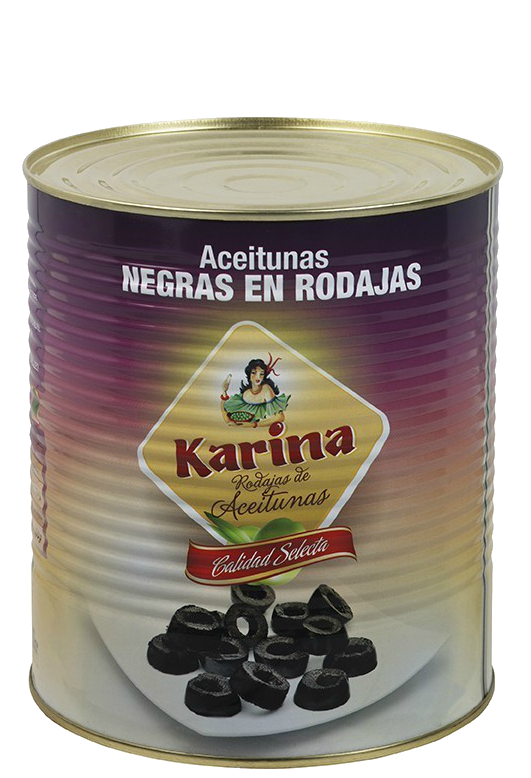 Trái oliu đen cắt lát Karina 3055GR