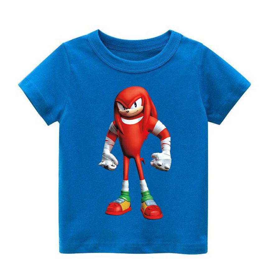 Áo thun trẻ em Sonic đỏ 2 Có size người lớn, King Cotton
