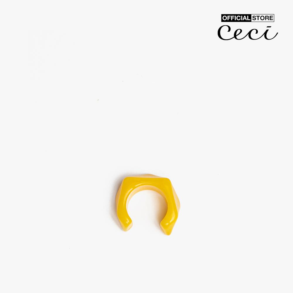 CECI - Nhẫn nữ kim loại bản to dạng hở thời trang CC2-01000048-23