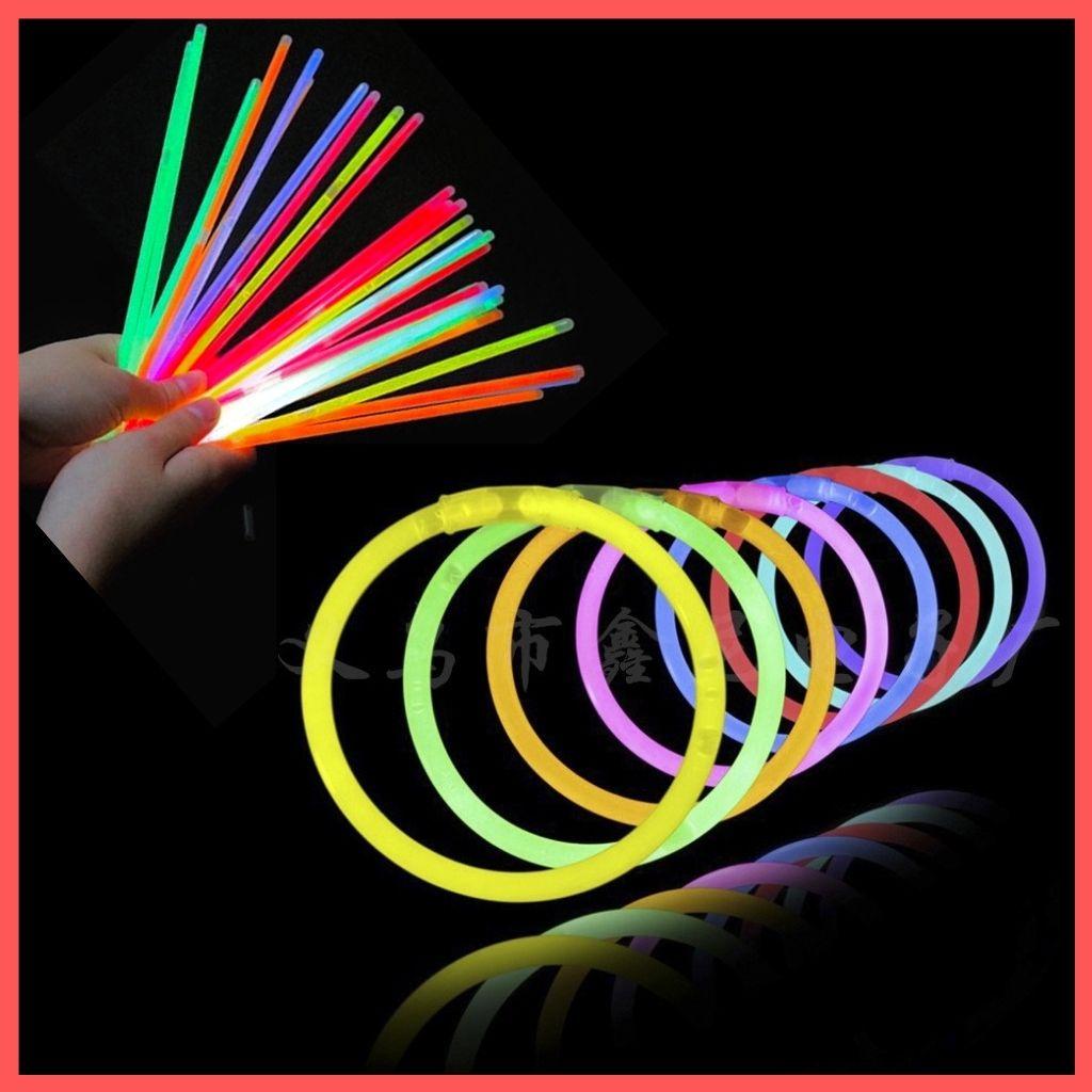 Bộ 100 que phát sáng dạ quang đủ màu sặc sỡ, lightstick phát sáng trong bóng tối RAMBO TOYS