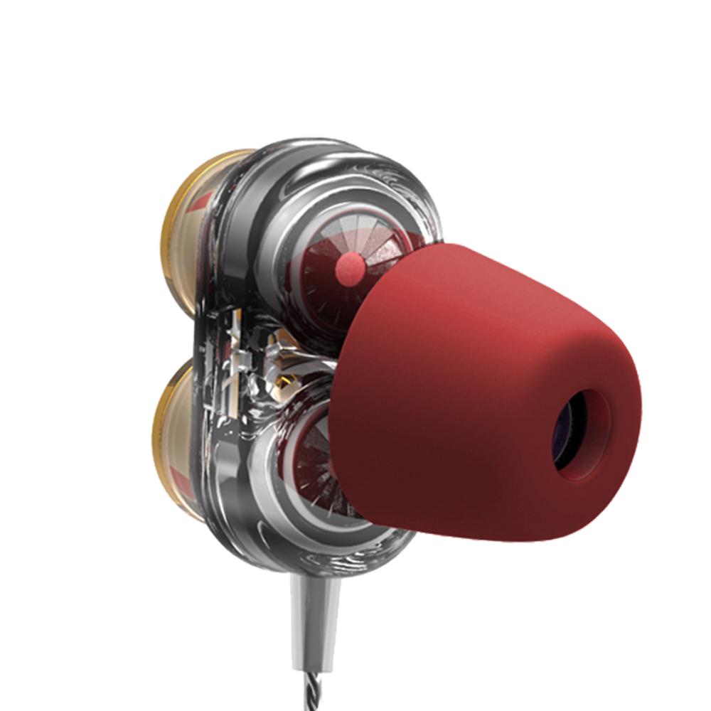 Tai nghe có dây QKZ KD7 3,5 mm Di chuyển kép Âm thanh nổi Bass nặng