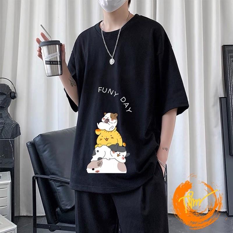 Áo bốn mèo Funny TH6