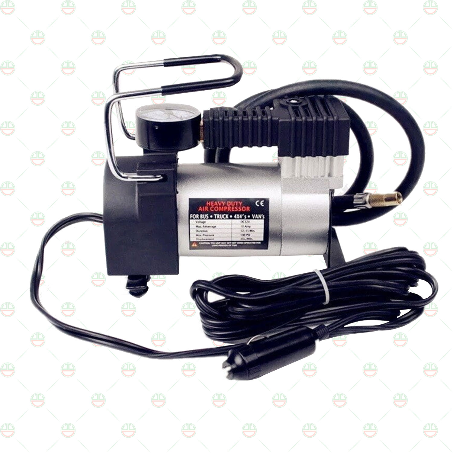 (Nhỏ Có Võ) Máy Bơm Lốp Xe Hơi Mini Cầm Tay KhoNCC Hàng Chính Hãng - Nguồn 12v Tẩu Xe Hơi - Đo Áp Suất - Bơm Xe Máy, Đạp, Banh - KDHS-MBLXSDK (Nhiều màu)