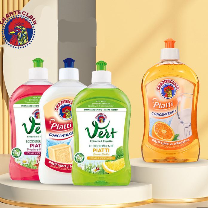 Nước rửa chén bát ChanteClair thành phần hữu cơ siêu sạch Italy 500ml