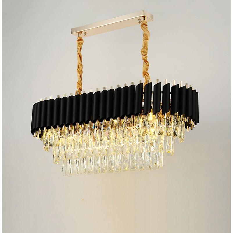 Đèn thả mâm XIOPA pha lê kiểu dáng sang trọng trang trí nội thất hiện đại - .