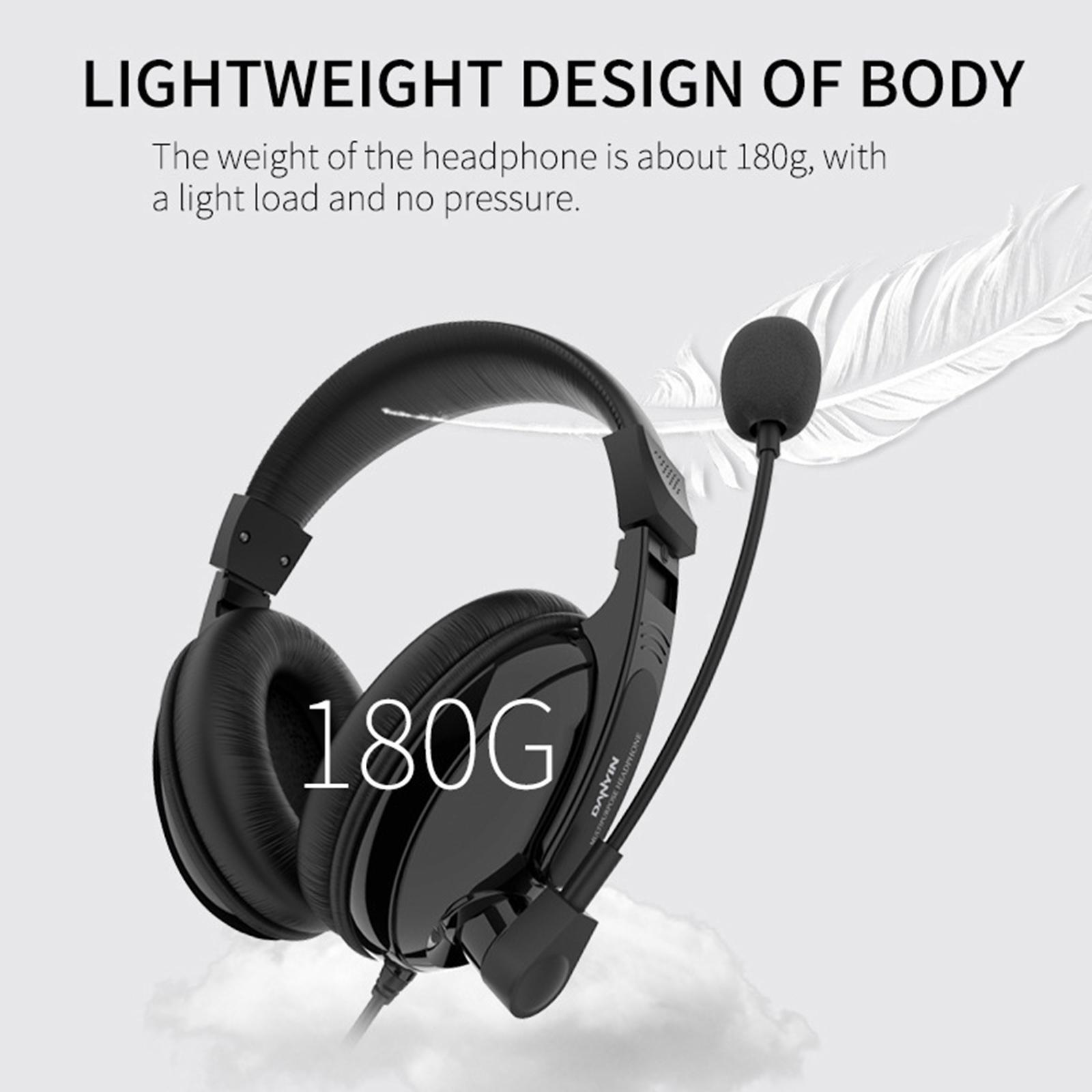 Ear Wired 3.5mm Headsets Earphone for Childrens Professional White