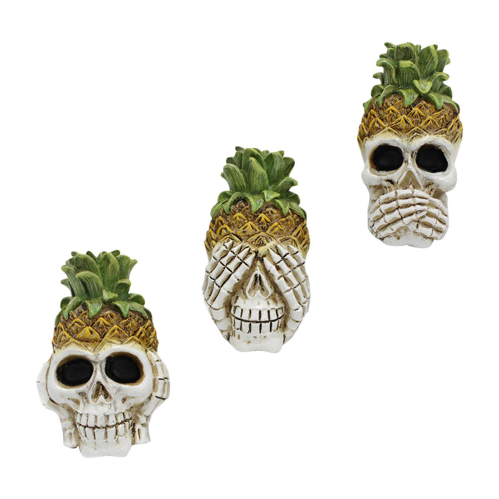 3Pcs Car Perfume Air Diffuser Clips Car Air Vent Clip Decoration Car Accessories Easy Installation Halloween Skulls Heads