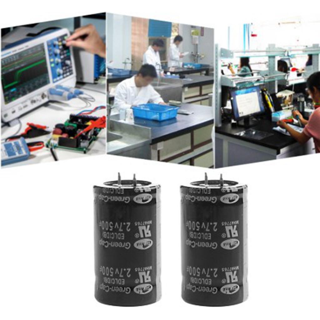 Tụ điện Super Farad 2.7V500F Tụ Xe ô Tô Đen 2/4 Feet