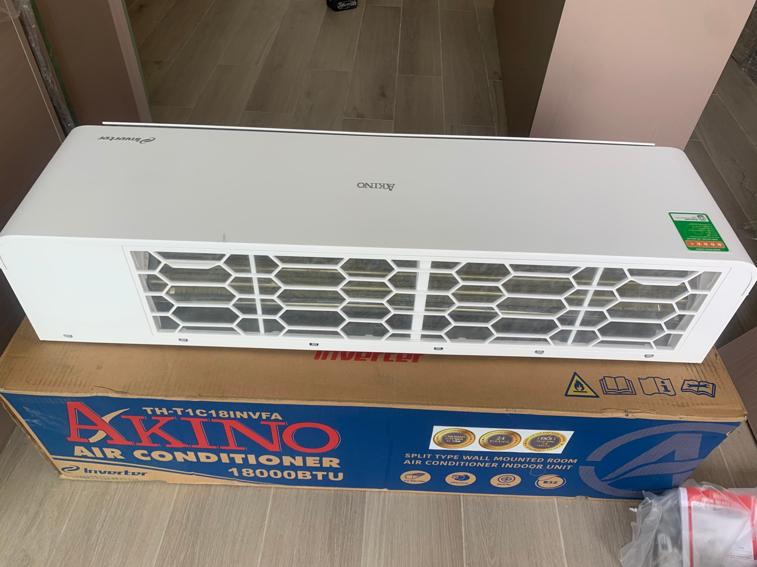 Máy lạnh AKINO Inverter 2 HP AKN-18CINV2FA-18000BTU- Hàng Chính Hãng ( Giao hàng toàn quốc).