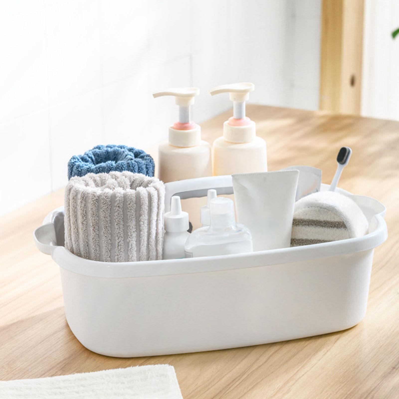 Caddy Storage Organizer Tote with Handle Large Capacity Bath Basket for Dorm