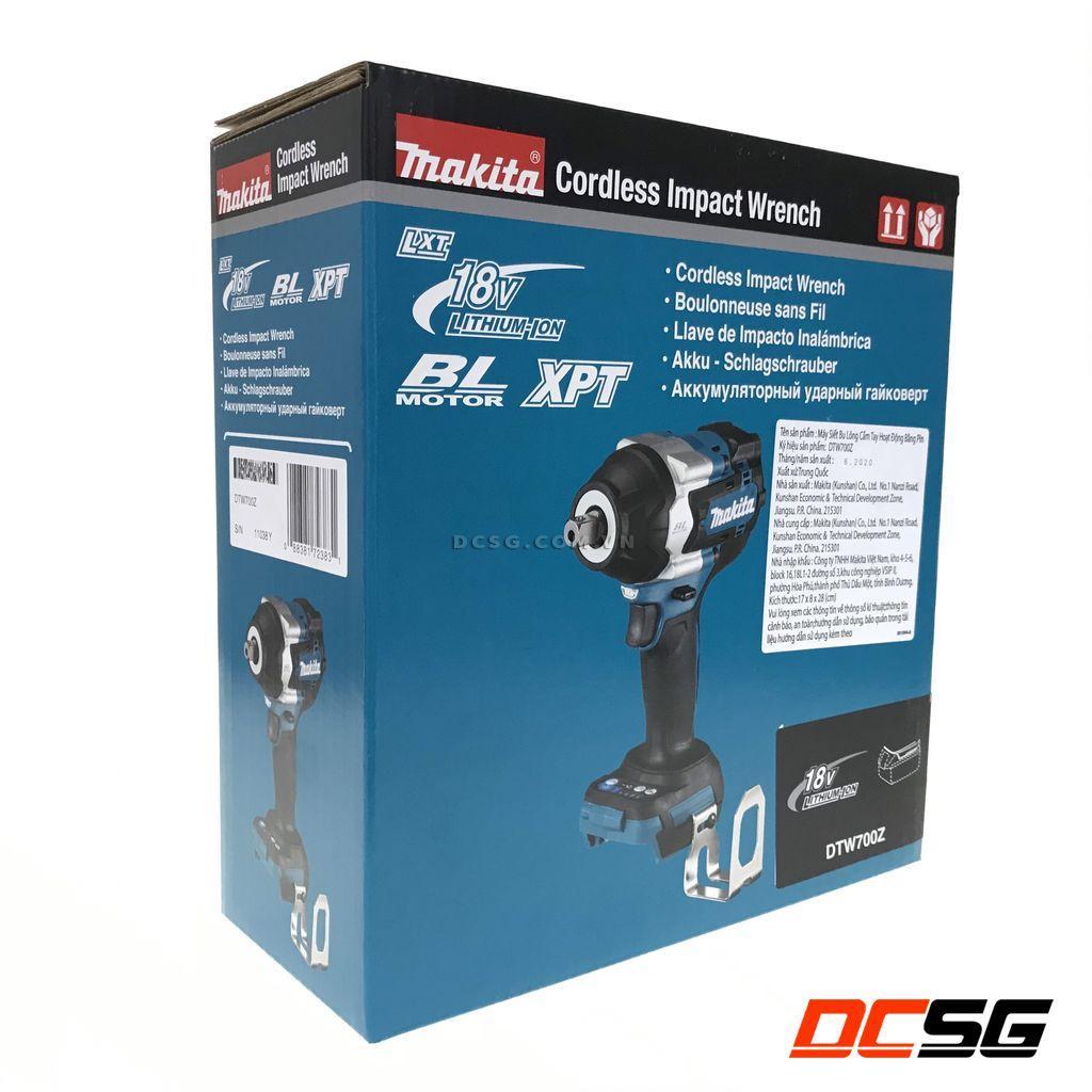 Máy siết bu lông 12.7mm dùng pin 18V Makita DTW700Z | DCSG