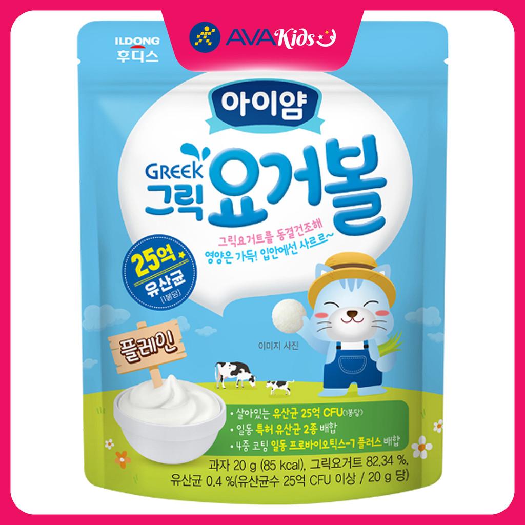 Sữa chua khô sấy lạnh vị tự nhiên ILDONG gói 20g (từ 1 tuổi) - Hàng Chính Hãng