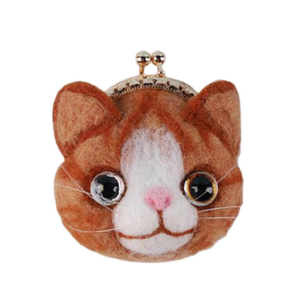 Needle Felting Kit, Wallet Material Kit Embroidery Bag Sewing Crafts DIY