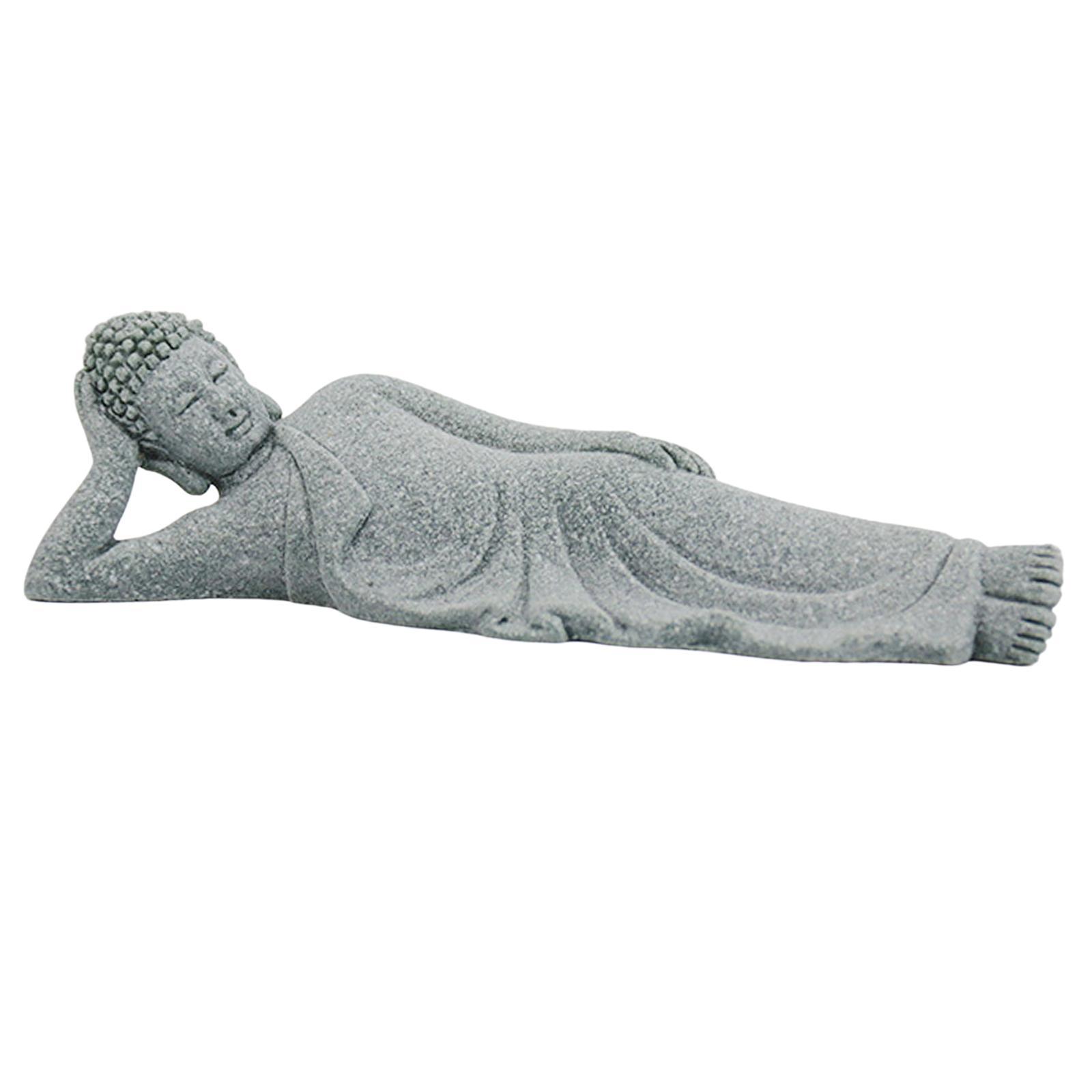 Buddha Statue Figurine Office Tabletop  Ornament Small,Sleeping Buddha