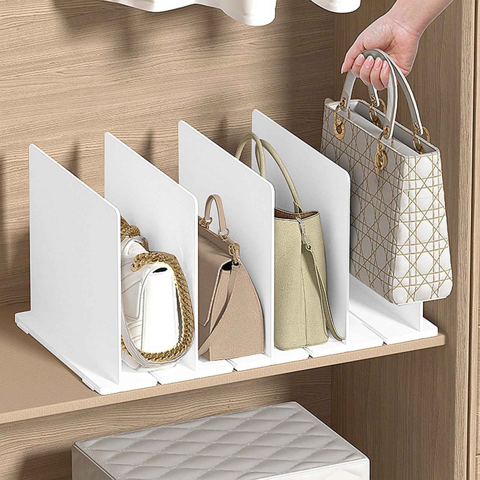 Closets Shelf Separator for Organization Handbag, Shoes, Towel Shelf Divider