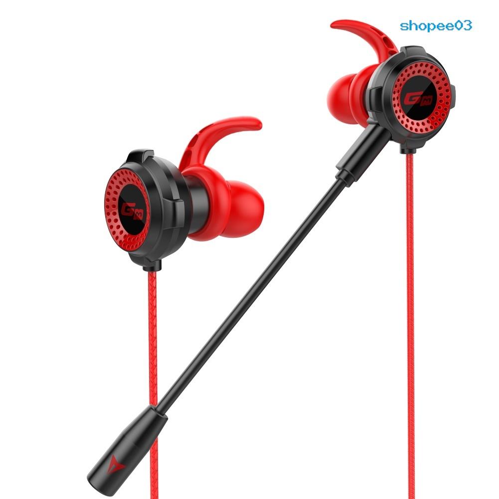 G11-A Universal Wired In-Ear Gaming Earphones with Microphone for Phones/PC
